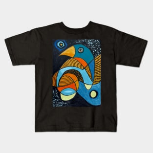 Bluebird of Happiness Kids T-Shirt